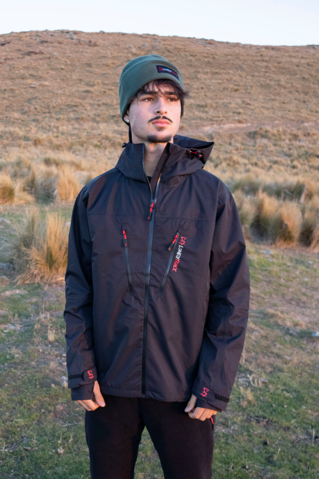 Lonely Track Fleece Beanie in green - warm fleece beanie for NZ outdoor life