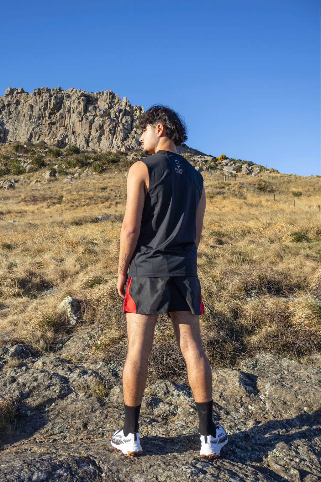 Lonely Track Primal Shorts - men's classic Kiwi stubby style shorts