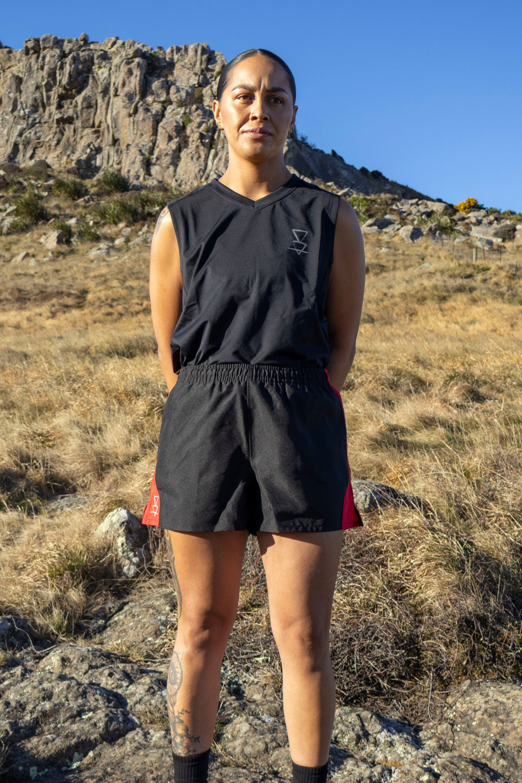 Lonely Track Primal Shorts - women's classic Kiwi stubby style shorts