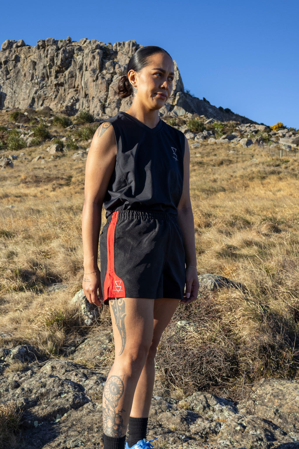 Lonely Track Primal Shorts - women's classic Kiwi stubby style shorts