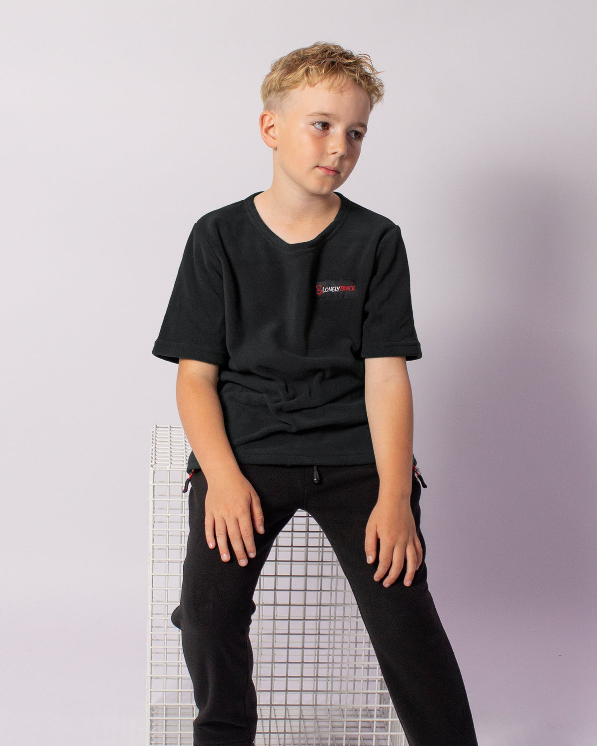 Lonely Track Kids Tyro Tee - soft fleece tee for kids