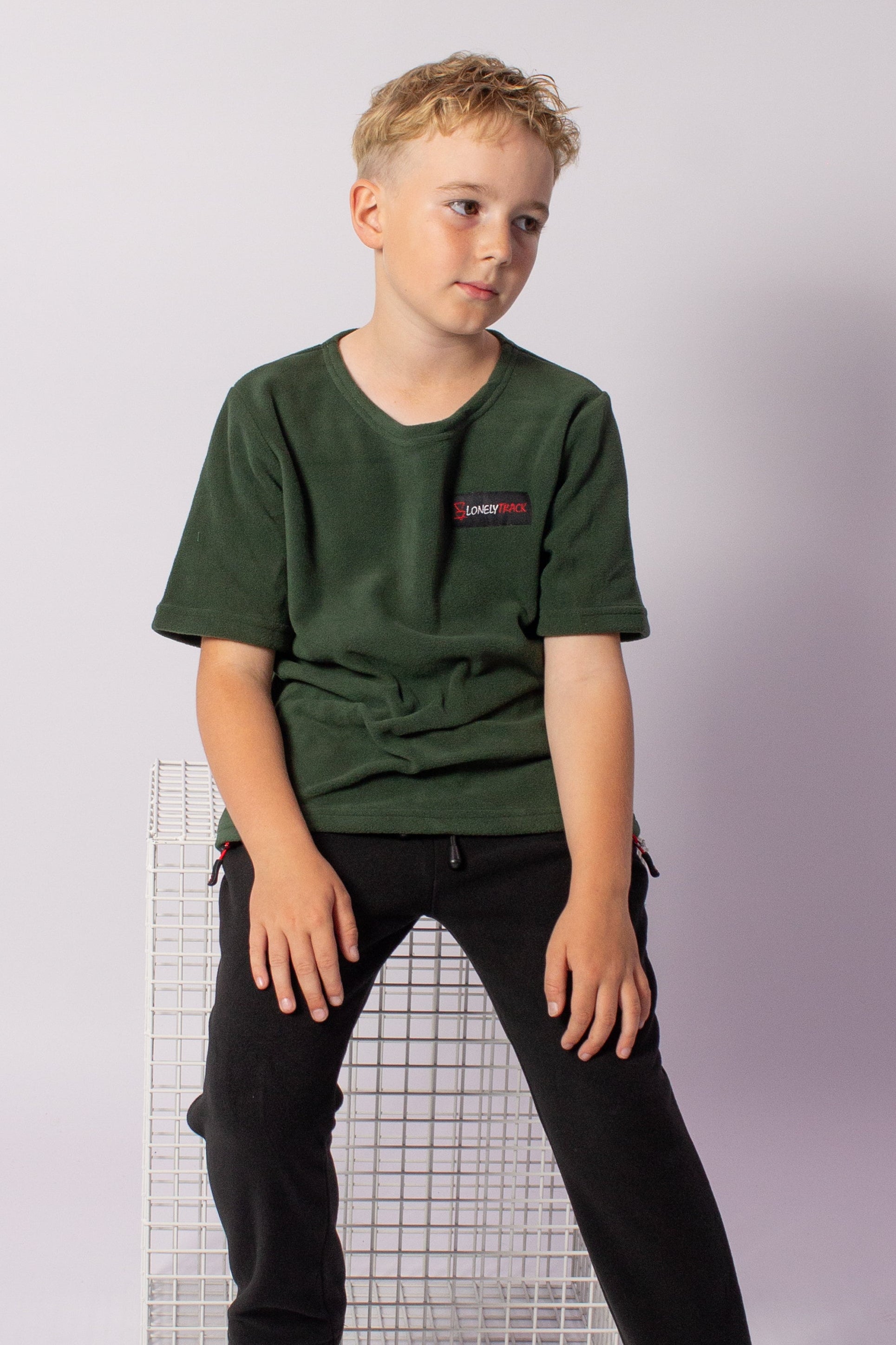 Lonely Track Kids Tyro Tee - soft fleece tee for kids