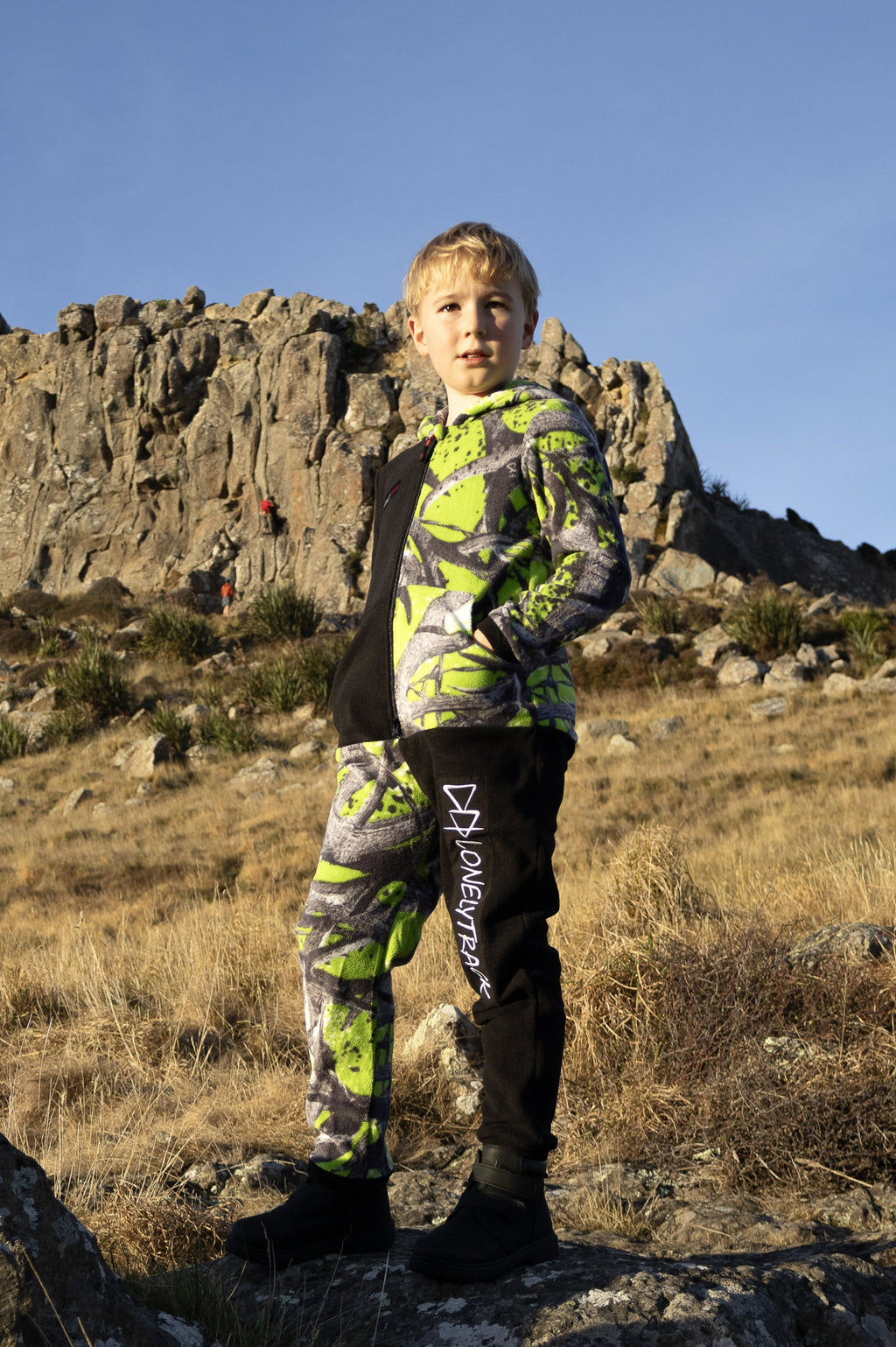 Lonely Track Kids Tahi Onesie - extremely soft fleece onesie for kids