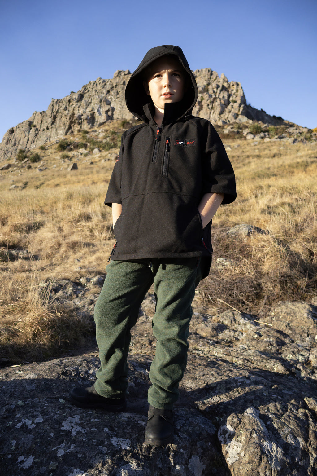 Lonely Track Kids Wilder - water resistant Tricot fleece bush shirt for kids