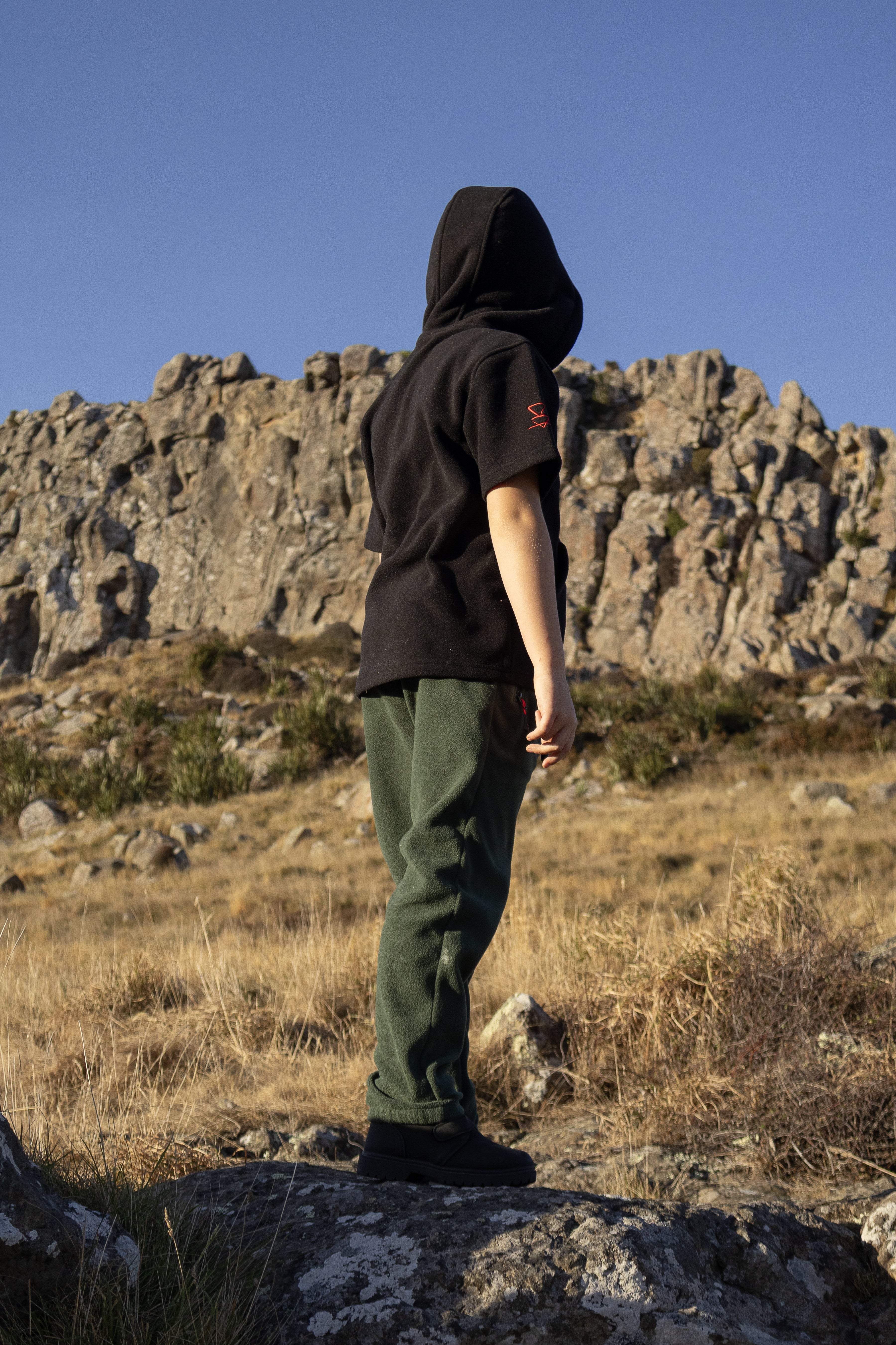 Lonely Track Kids Rogue Tee - soft fleece hooded tee for kids