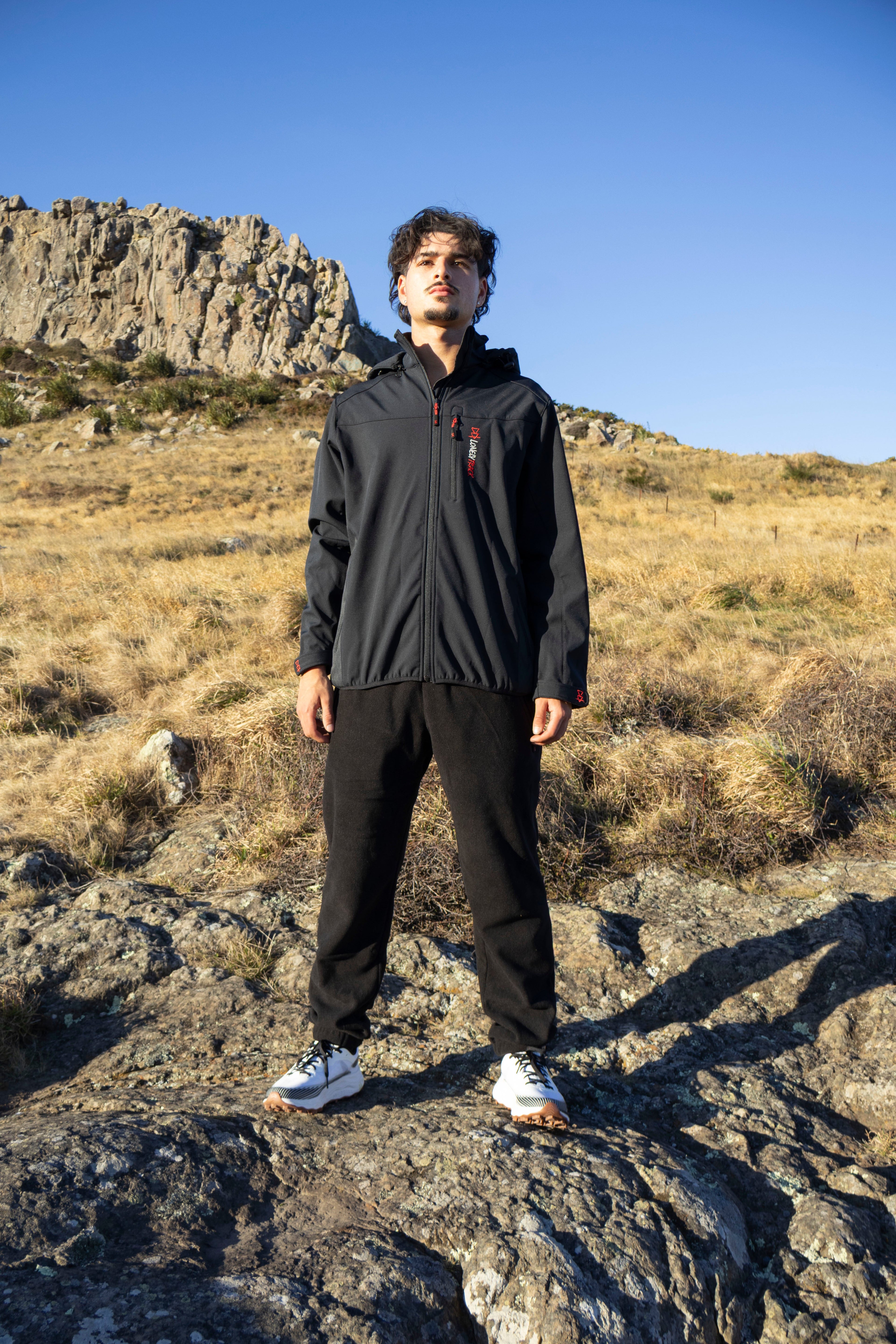 Lonely Track Meraki Softshell Jacket - men's wind and water resistant softshell