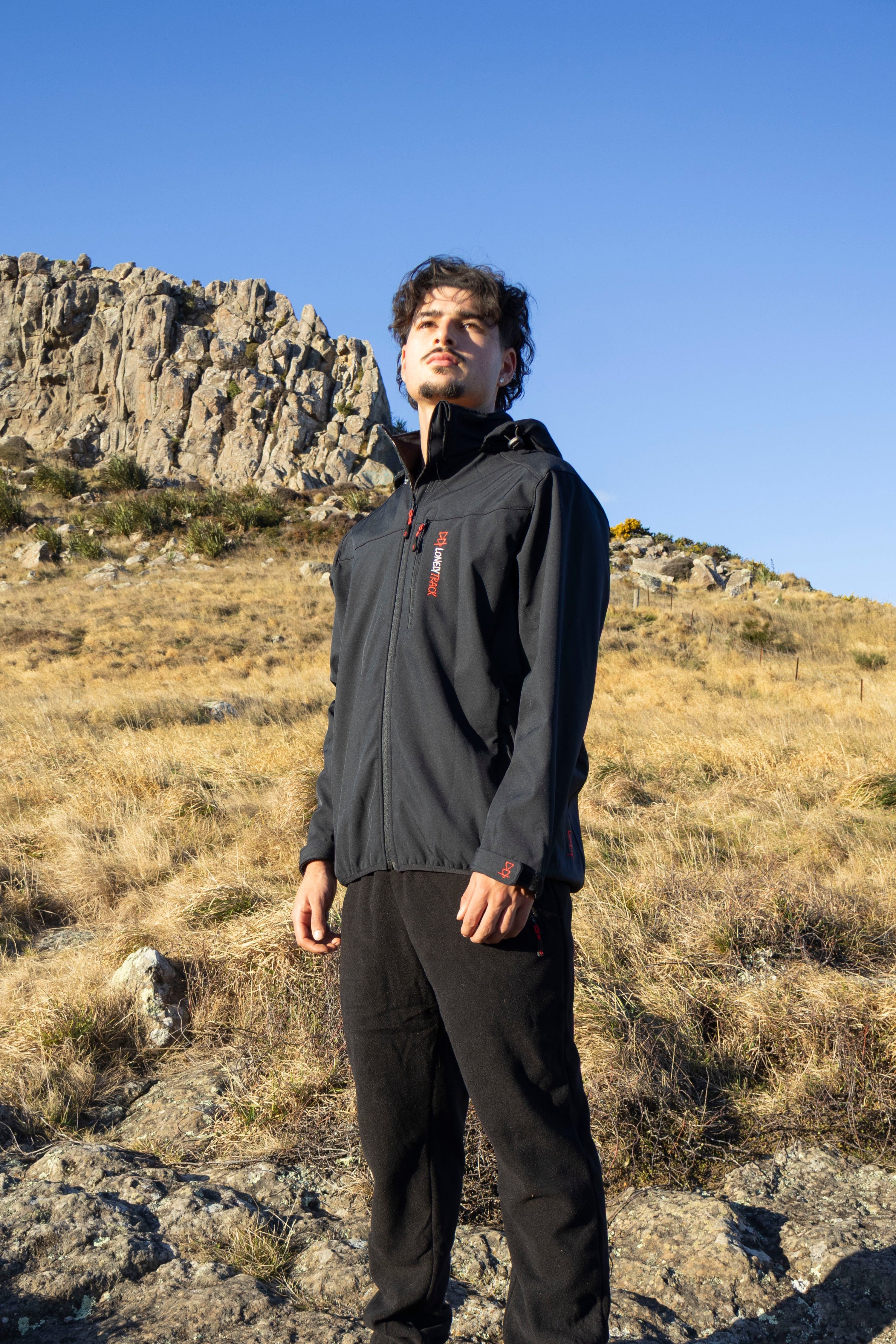 Lonely Track Meraki Softshell Jacket - men's wind and water resistant softshell