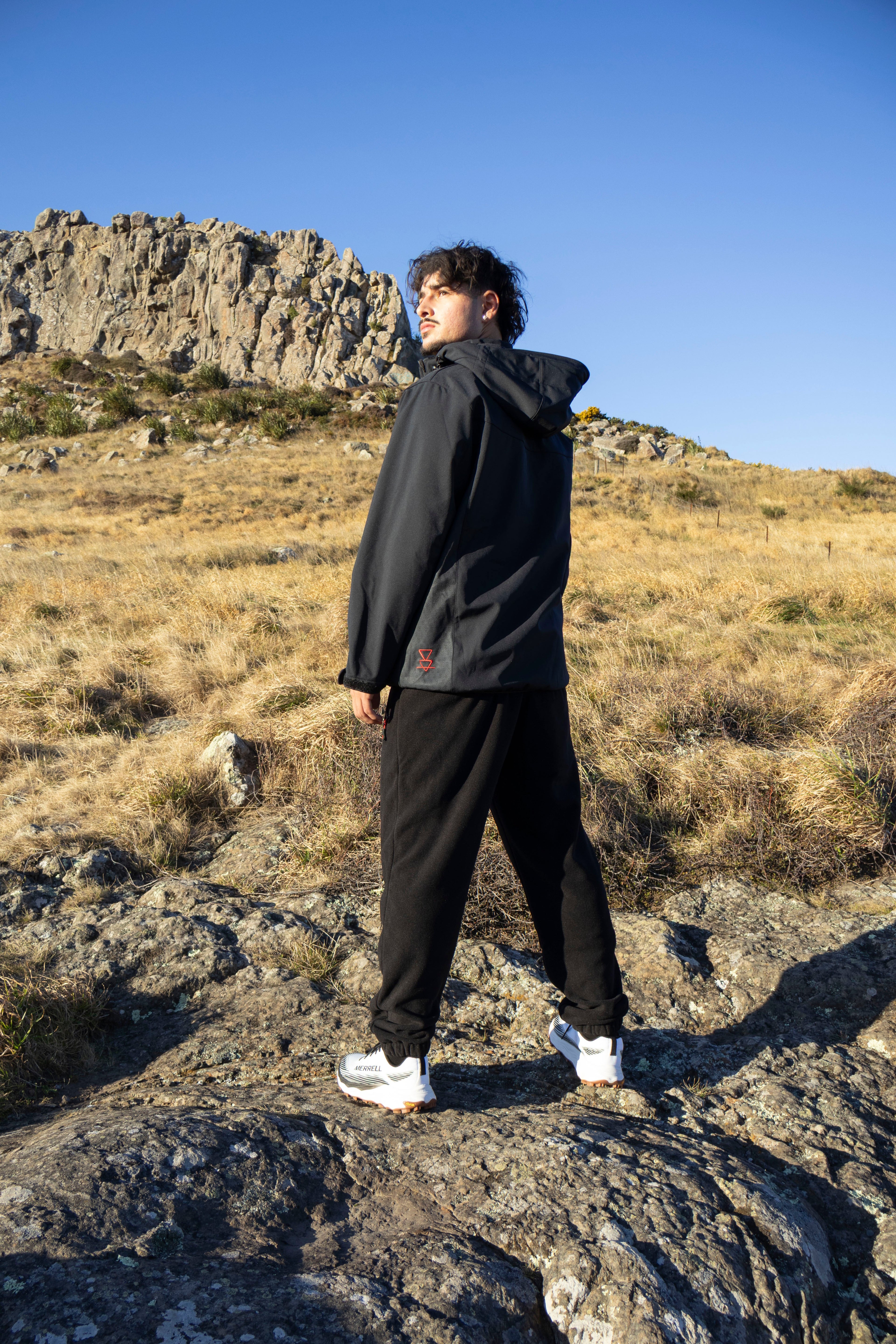 Lonely Track Meraki Softshell Jacket - men's wind and water resistant softshell