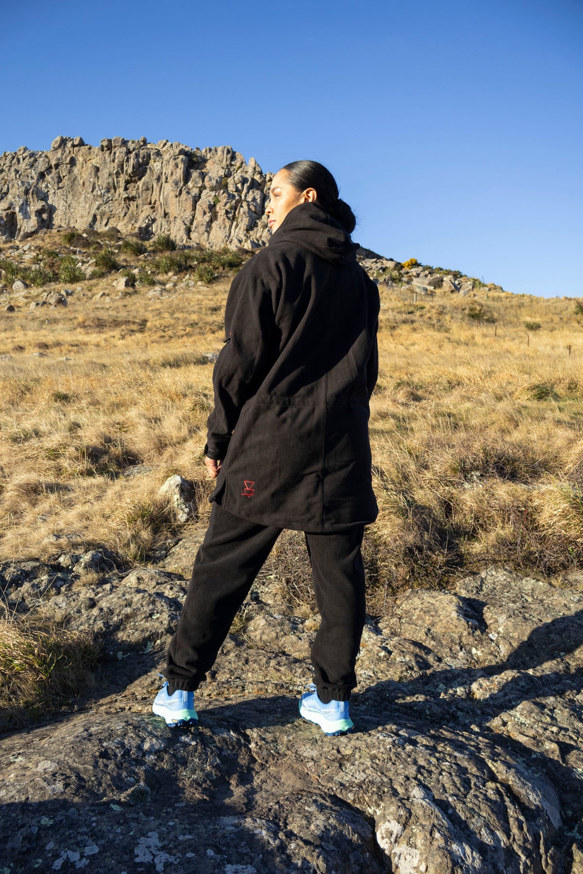 Lonely Track Mokau Fleece Jacket - women's heavyweight DWR fleece with large pockets