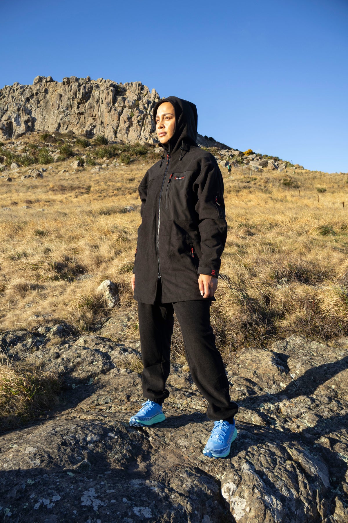 Lonely Track Mokau Fleece Jacket - women's heavyweight DWR fleece with large pockets