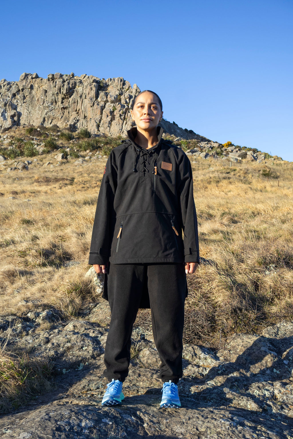 Lonely Track Wilder bush shirt in black - women's original NZ outdoor bush shirt