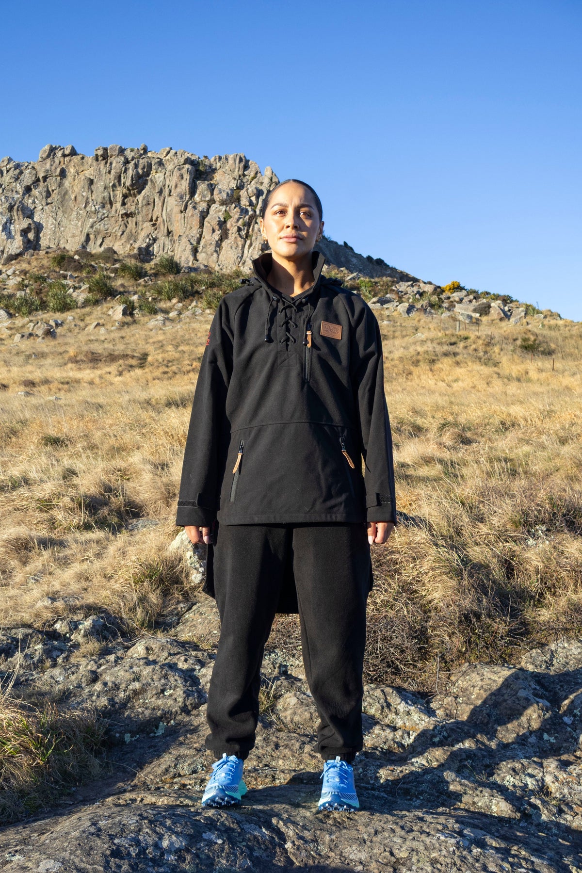 Lonely Track Wilder bush shirt in black - women's original NZ outdoor bush shirt
