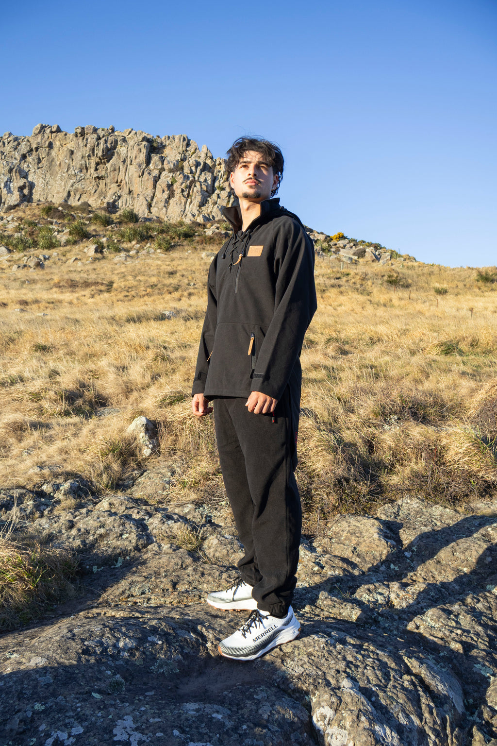 Lonely Track Wilder bush shirt in black - original NZ outdoor bush shirt
