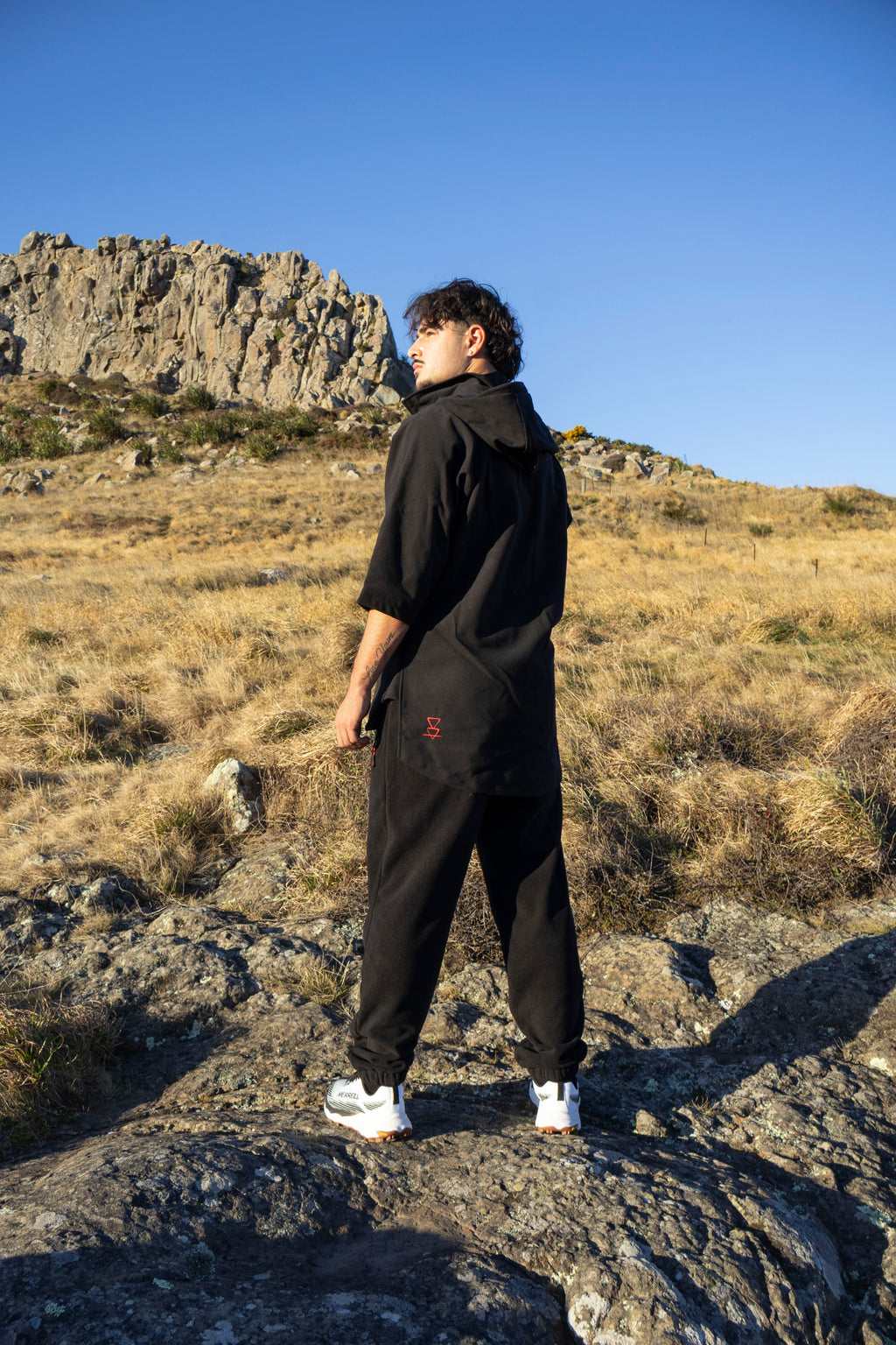 Lonely Track Wilder Zipped bush shirt - men's full zip Tricot fleece