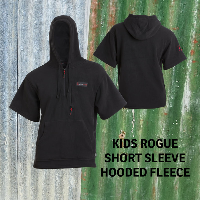Kids Rogue Short Sleeve Hooded Fleece